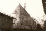widok z tyłu -kościół w Bolesławcu