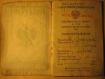 Lututów - Paszport 1938 r.