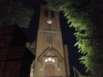 Kościół E-A w nocy